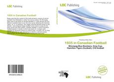 Capa do livro de 1935 in Canadian Football 