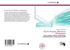 Buchcover von École Royale Militaire (Belgique)