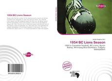 1954 BC Lions Season kitap kapağı