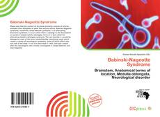 Copertina di Babinski-Nageotte Syndrome