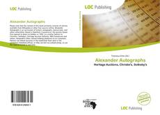 Capa do livro de Alexander Autographs 