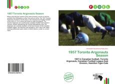 1957 Toronto Argonauts Season的封面