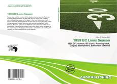 Portada del libro de 1959 BC Lions Season