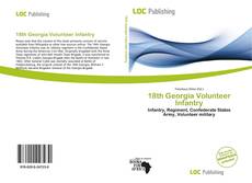 Capa do livro de 18th Georgia Volunteer Infantry 
