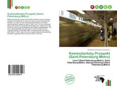Komendantsky Prospekt (Saint Petersburg Metro)的封面