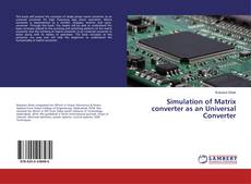 Capa do livro de Simulation of Matrix converter as an Universal Converter 