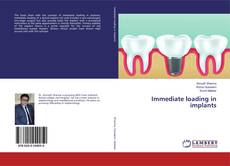 Buchcover von Immediate loading in implants