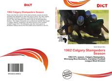 Borítókép a  1962 Calgary Stampeders Season - hoz