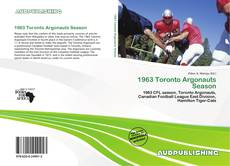 Portada del libro de 1963 Toronto Argonauts Season