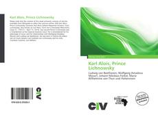 Portada del libro de Karl Alois, Prince Lichnowsky