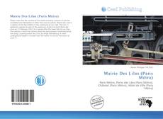 Bookcover of Mairie Des Lilas (Paris Métro)