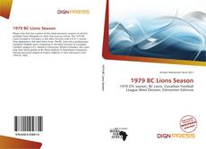 Portada del libro de 1979 BC Lions Season