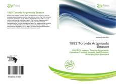 Buchcover von 1992 Toronto Argonauts Season