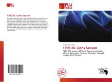 Copertina di 1993 BC Lions Season