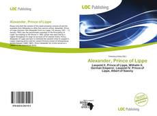 Buchcover von Alexander, Prince of Lippe