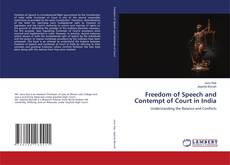 Copertina di Freedom of Speech and Contempt of Court in India