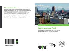 Обложка Maisonneuve Park
