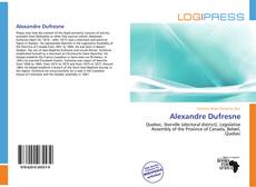 Alexandre Dufresne kitap kapağı