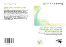 Capa do livro de 25th Regiment Kentucky Volunteer Infantry 
