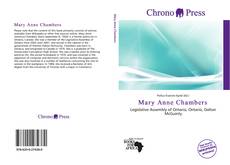 Buchcover von Mary Anne Chambers