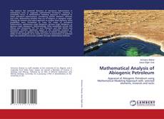 Buchcover von Mathematical Analysis of Abiogenic Petroleum