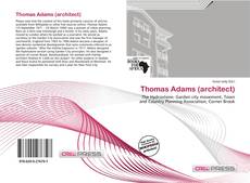 Capa do livro de Thomas Adams (architect) 