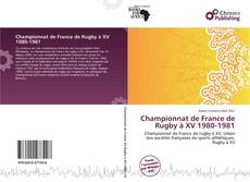 Championnat de France de Rugby à XV 1980-1981的封面