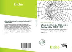 Portada del libro de Championnat de France de Rugby à XV 1988-1989