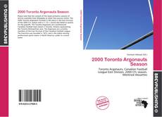 2000 Toronto Argonauts Season kitap kapağı