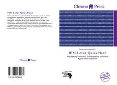 Buchcover von IBM Lotus QuickPlace