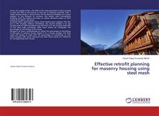 Copertina di Effective retrofit planning for masonry housing using steel mesh