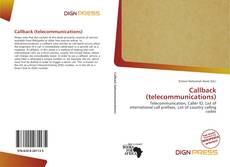 Bookcover of Callback (telecommunications)