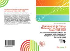 Copertina di Championnat de France Nationale 1 de Tennis de Table 1981-1982