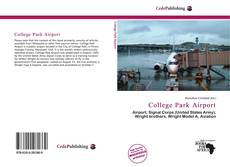 Capa do livro de College Park Airport 