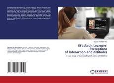 Copertina di EFL Adult Learners’ Perceptions of Interaction and Attitudes