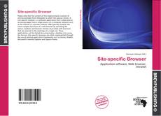 Bookcover of Site-specific Browser