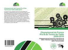 Championnat de France Pro B de Tennis de Table 2009-2010的封面