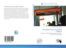 Portada del libro de Cologne Butzweilerhof Airport