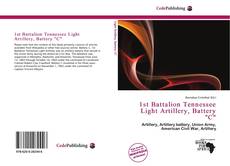 Capa do livro de 1st Battalion Tennessee Light Artillery, Battery "C" 