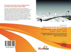 Buchcover von Championnat de France Nationale 1 de Tennis de Table 1997-1998