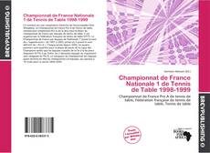 Buchcover von Championnat de France Nationale 1 de Tennis de Table 1998-1999