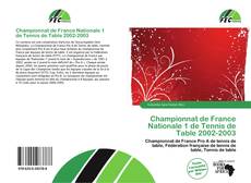 Copertina di Championnat de France Nationale 1 de Tennis de Table 2002-2003