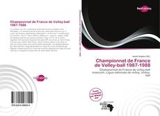 Portada del libro de Championnat de France de Volley-ball 1987-1988