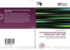 Championnat de France de Volley-ball 1992-1993的封面