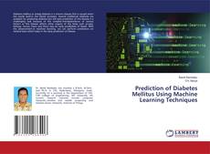 Buchcover von Prediction of Diabetes Mellitus Using Machine Learning Techniques