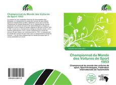 Обложка Championnat du Monde des Voitures de Sport 1953