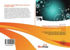 Capa do livro de Championnat du Monde des Voitures de Sport 1963 