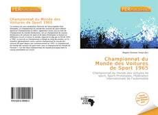 Bookcover of Championnat du Monde des Voitures de Sport 1965