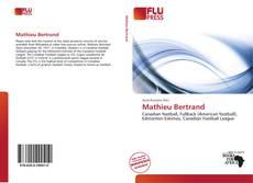 Обложка Mathieu Bertrand