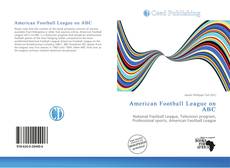 Portada del libro de American Football League on ABC